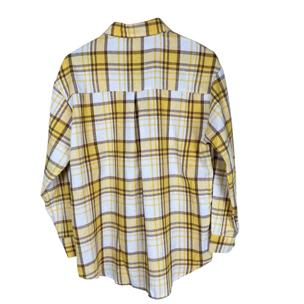 NEW Women's Oversized Cabin Flannel Loose Plaid Shacket - Picture 6 of 9
